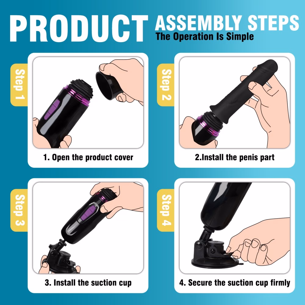 Hiram hand-free thrusting pocket dildo machine - Image 2