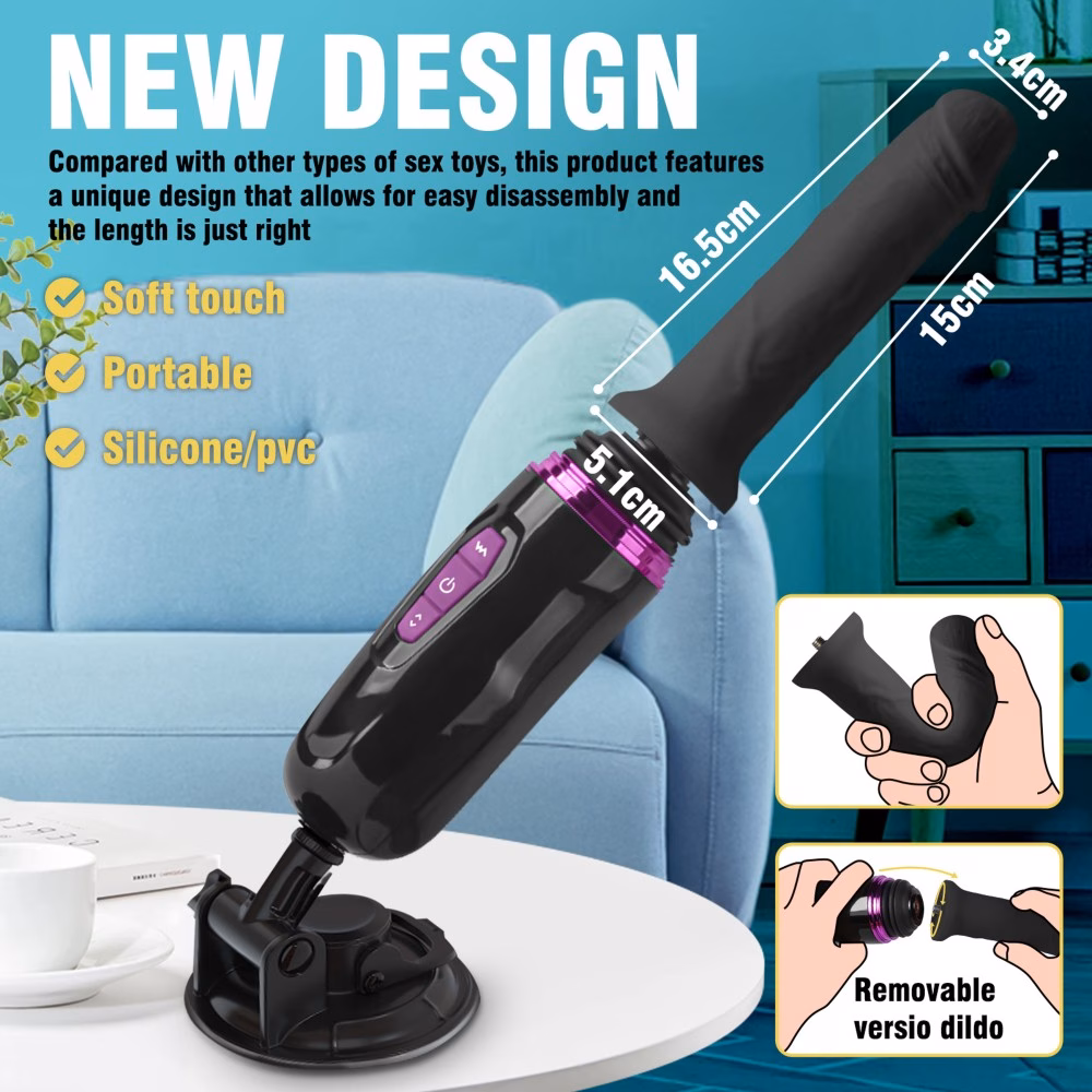 Hiram hand-free thrusting pocket dildo machine - Image 3