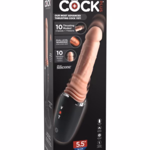 5" Silicone Thrusting Cock Pro