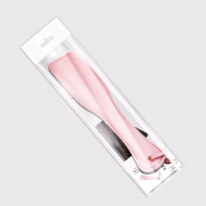 White & Pink Leather Paddle