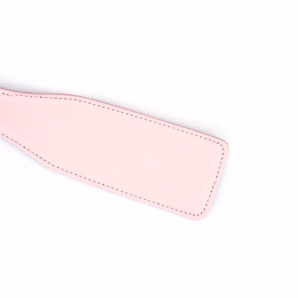 White & Pink Leather Paddle - Image 2