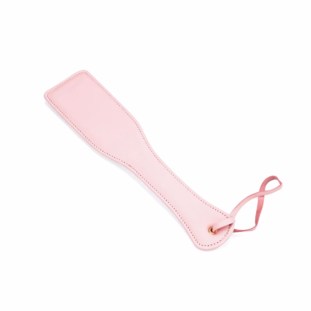White & Pink Leather Paddle - Image 5