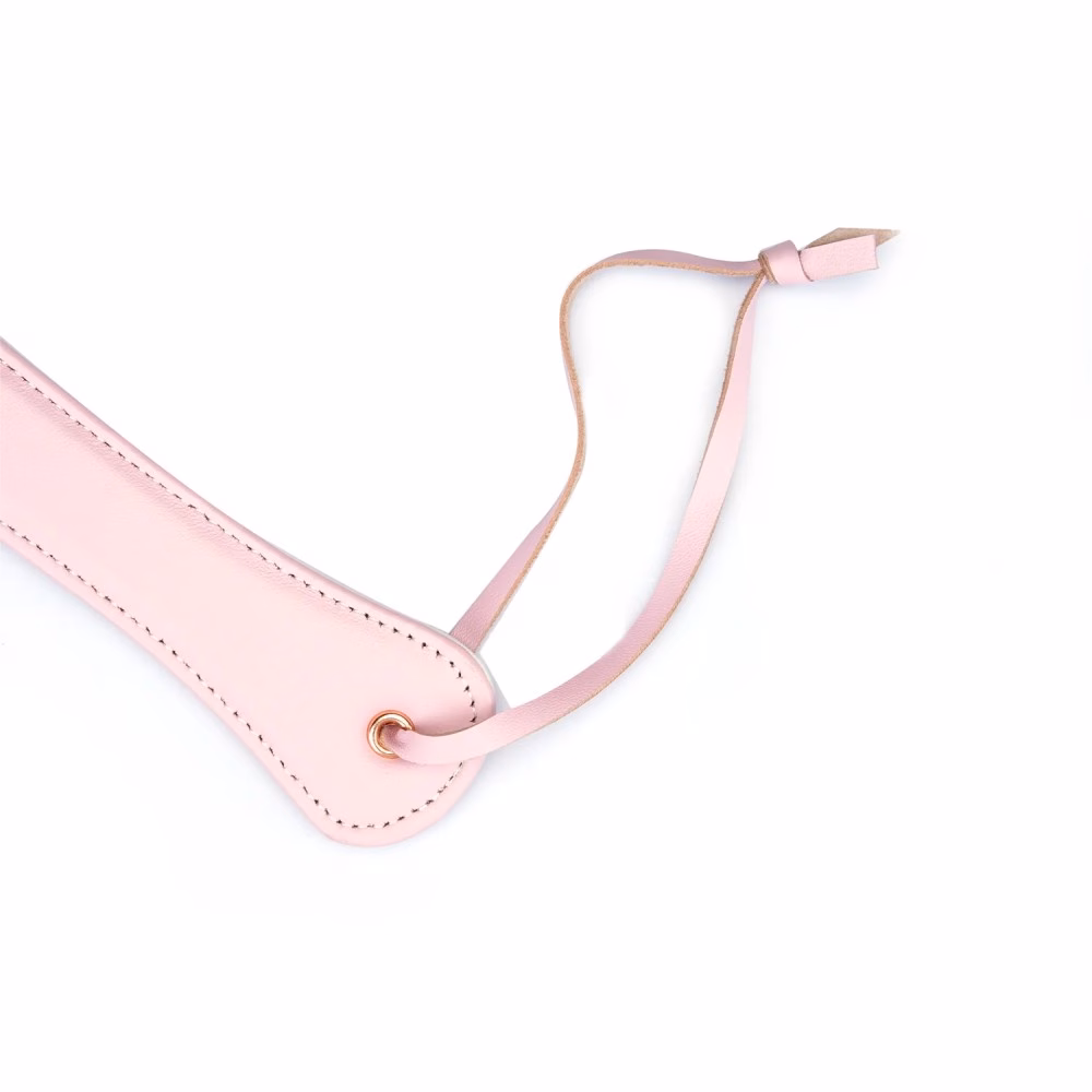 White & Pink Leather Paddle - Image 6